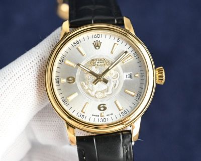 Rolex Datejust 8215 Movement 40mm Pixiu Pattern 316L Steel  48h Gold/White Face Watch